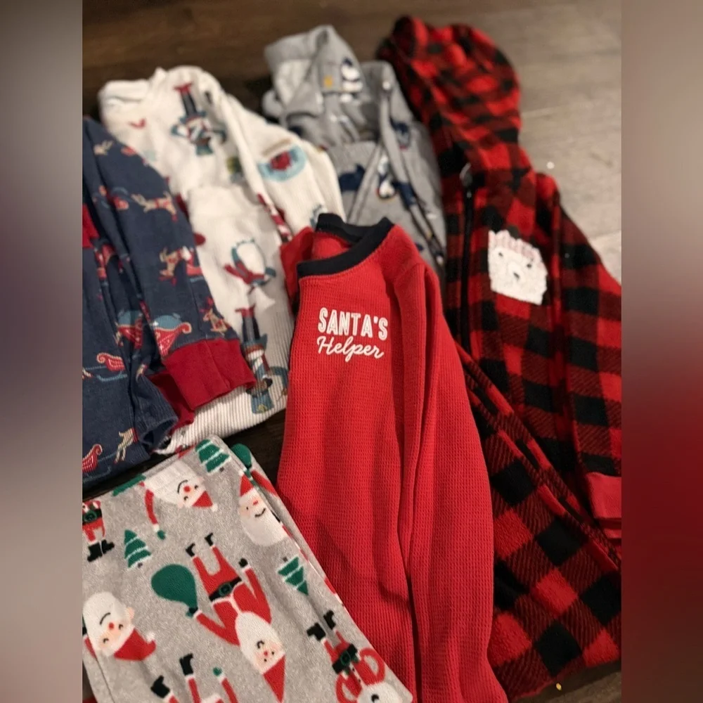 Kids Festive Tops and Pajama Set